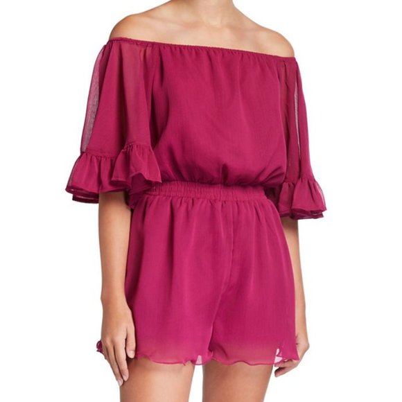 Endless Rose Pants - Endless Rose Romper in Magenta NWT
